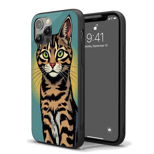 Cat Pop Art iPhone Case – Stylish, Protective Case from VibeShell